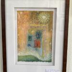 Original framed mix oil pastel. Size 13.75 x 17.75 Price $200.