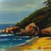 "Surfer's Beach"  Original Oil 11" X 14" $