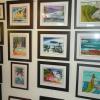 Gallery Wall with some of Norm Daniels, John Severson, & Heather Brown Art Works.