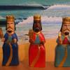 "Three Kings" Hand Carved, By: S. Salvida