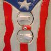 PR Flag Ceramic Lightswitch